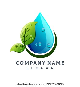 drop water leaf logo