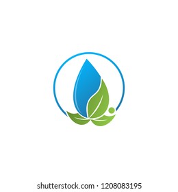 Drop Water Leaf Pure Creative Abstract Business Logo