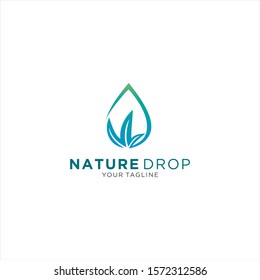 Drop Water Logo design Template