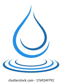colocación del logotipo de agua para la ilustración del vector de diseño aislada en fondo blanco