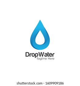 Drop Water Logo and Icon Vector Template