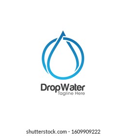 Drop Water Logo and Icon Vector Template