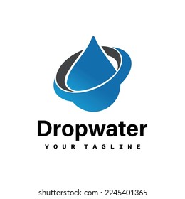 Drop Water Logo and Icon Vector Template