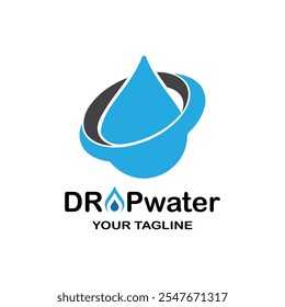 Drop Water Logo and Icon Vector Template