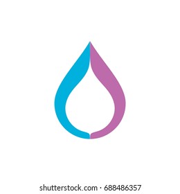 Drop Water Logo Template Illustration Design. Vector EPS 10.