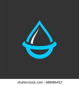 Drop Water Logo Template Illustration Design. Vector EPS 10.