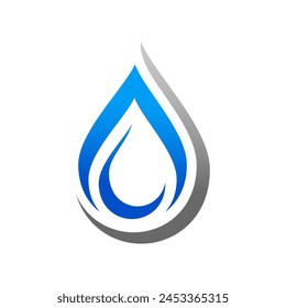 drop water logo vector design illustration