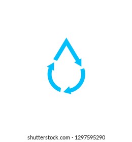 drop water logo. vector icon.