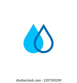 drop water logo. vector icon.