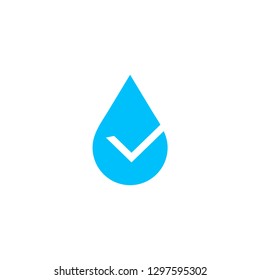 drop water logo. vector icon.