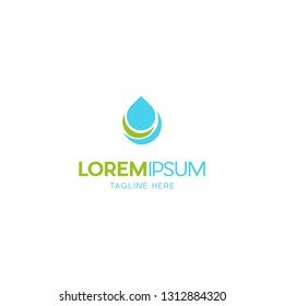 Drop Water Oil Abstract Creative Nature Modern Energy Business Logo