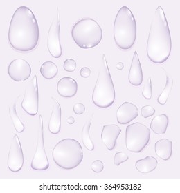 drop water on glass vector background art
