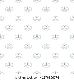 Drop water pattern vector seamless repeat for any web design