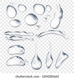 The drop of water set. The motion picture can be used for any purpose. It is an art for presentation or commercial advertising material and media.