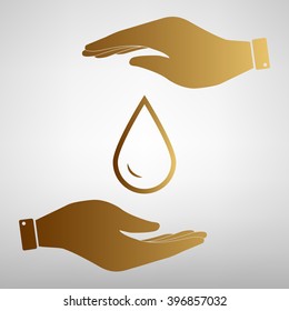 Drop of water sign