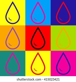 Drop of water sign