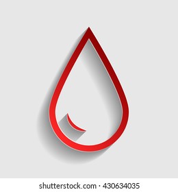 Drop of water sign