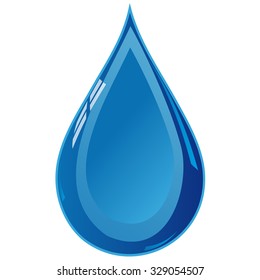 Drop Water Simple Style Stock Vector (royalty Free) 329054507 