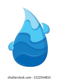 drop water splash icon isolated