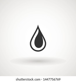 Drop Water, Splash Water Icon Rain Vector Logo Template Vector illustration