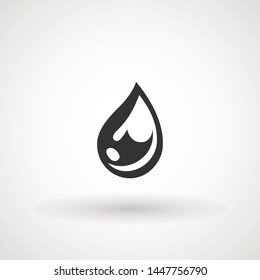 Drop Water, Splash Water Icon Rain Vector Logo Template Vector illustration