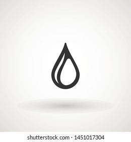 Drop Water, Splash Water Icon Rain Vector Logo Template Vector illustration