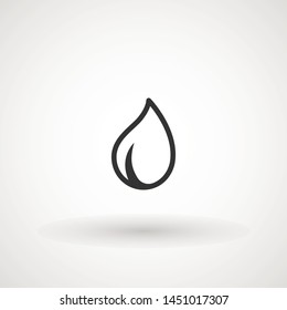 Drop Water, Splash Water Icon Rain Vector Logo Template Vector illustration