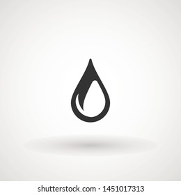 Drop Water, Splash Water Icon Rain Vector Logo Template Vector illustration