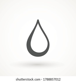 Agua de gota, Icono de agua de salpicadura Vector de lluvia Plantilla Ilustración de la ilustración Vector