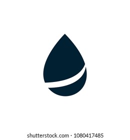 Drop Water, Splash Water Icon Vector Logo Template