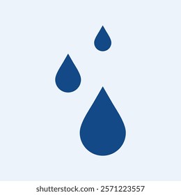 Drop water trendy beautiful creative abstract vector illustration colorful useful design.eps