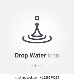 drop water vector icon