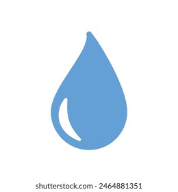 drop of water - vector icon	