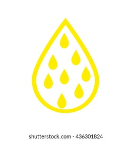 a drop of water, vector icon