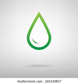 Drop of water - Vector icon isolated