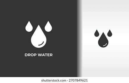 Vector De Agua De La Gota, Icono O Signo De Logotipo Ilustración De Símbolo Aislado