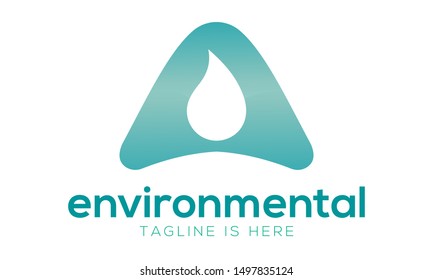 Drop of water vector logo design template. Clean water, filtration.