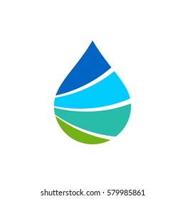 Drop Water vector Logo Template Illustration Design. Vector EPS 10.