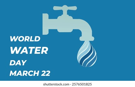 Drop of water, World Water Day,  March 22, 22 March water day, water day