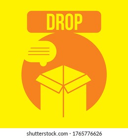 
drop_Label is the graphic arts, refers to pre-made images used to illustrate any medium. 