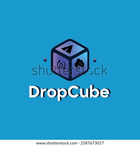 DropCube file sharing site logo.