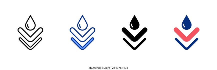 Dropdown icon sheet multiple style collection