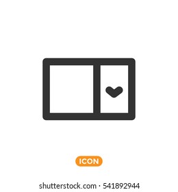 Dropdown Menu Vector Icon