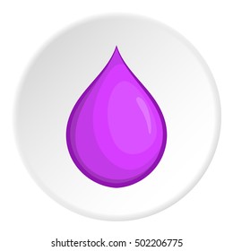 Dropicon. Cartoon illustration of drop vector icon for web