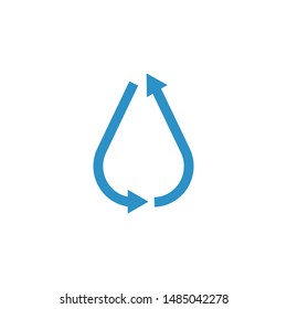 Droplet graphic design template vector isolated illustration