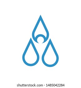 Droplet graphic design template vector isolated illustration