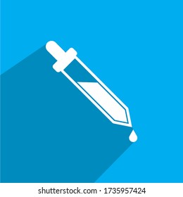VECTOR DE ICONO DE DROPLEO , ICONO DE PIPETA