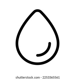 Droplet Icon Vector Symbol Design Illustration