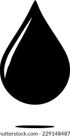 ilustración de diseño de símbolo vectorial de icono de gota