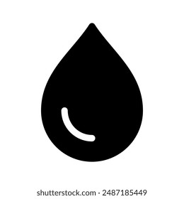Droplet Icon Vector Symbol Design Illustration